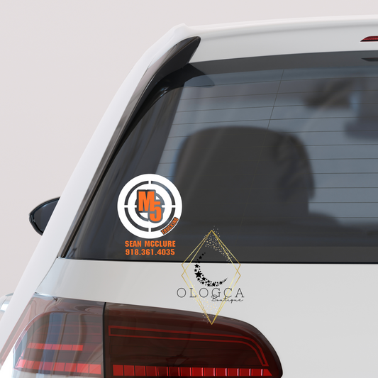 CUSTOM UPLOAD YOUR OWN BUSINESS LOGO DECAL