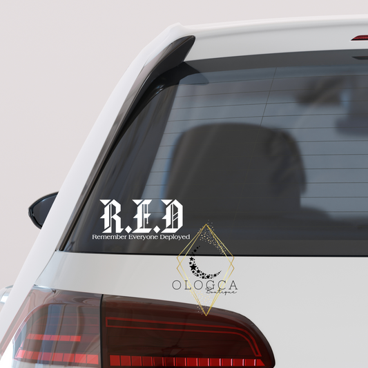 R.E.D. DECAL