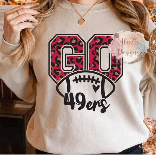 GO 49ERS LEOPARD