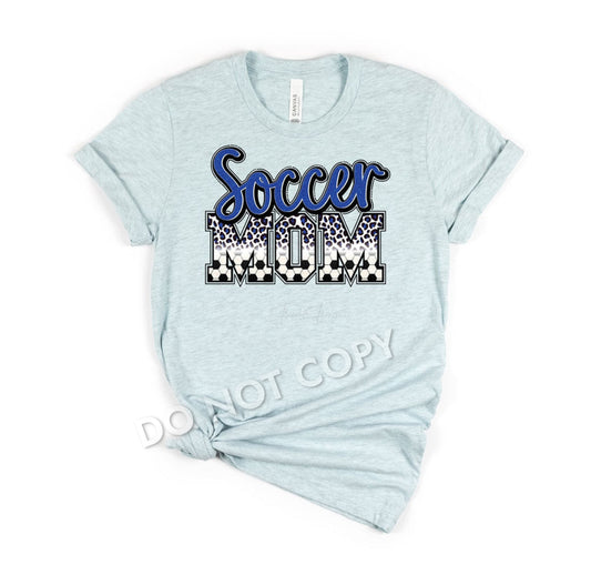 SOCCER MOM - LEOPARD AND SOCCER BALL PRINT MIX