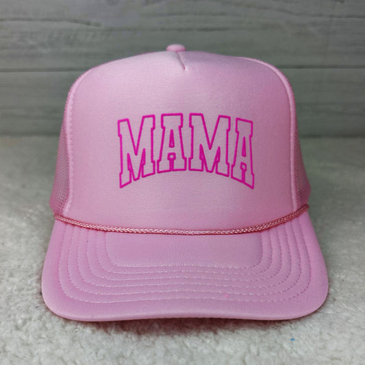 MAMA PINK PUFF HAT