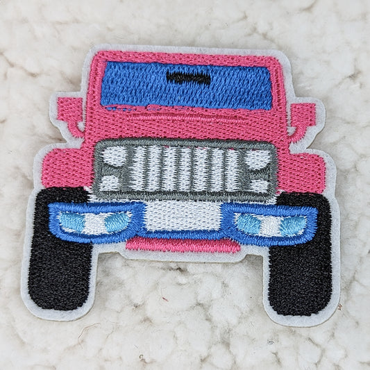 PINK JEEP PATCH