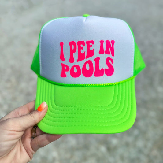 I PEE IN POOLS HAT