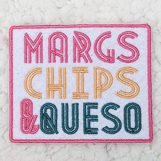 MARGS CHIPS AND QUESO PATCH (PATCH ONLY)