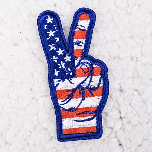 AMERICAN PEACE HANDS PATCH