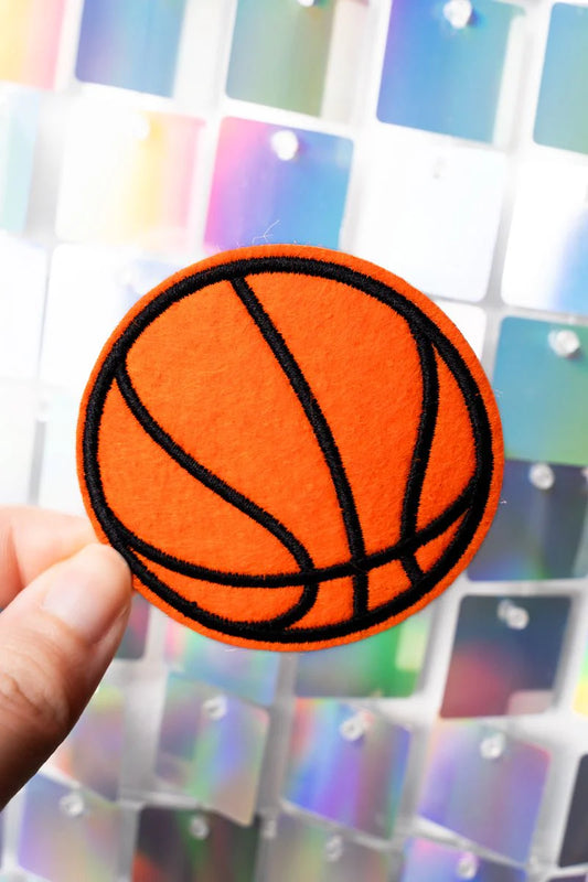 BASKETBALL EMBROIDERED PATCH