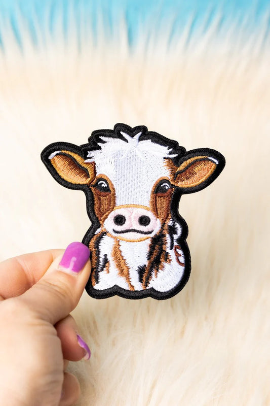 UDDERLY CUTE COW EMBROIDERY PATCH