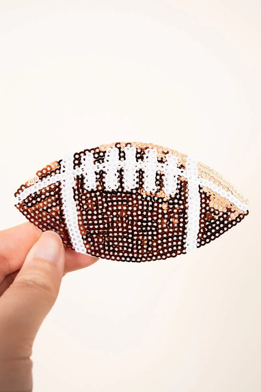 SEQUIN FOOTBALL PATCH