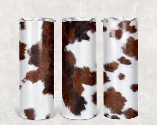 COW PRINT TUMBLER - SUBLIMATED